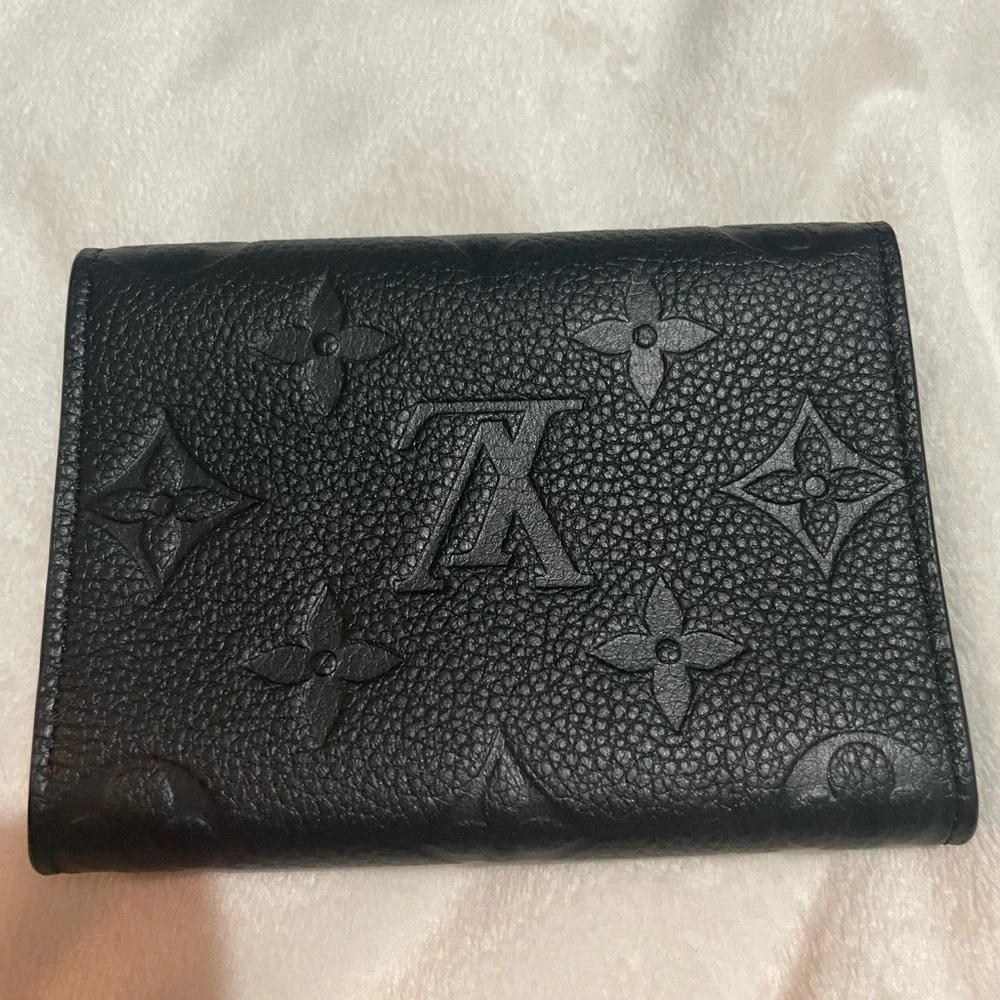 Louis Vuitton Black Monogram Empreinte Card Case Wallet 🖤 - Picture 2 of 10